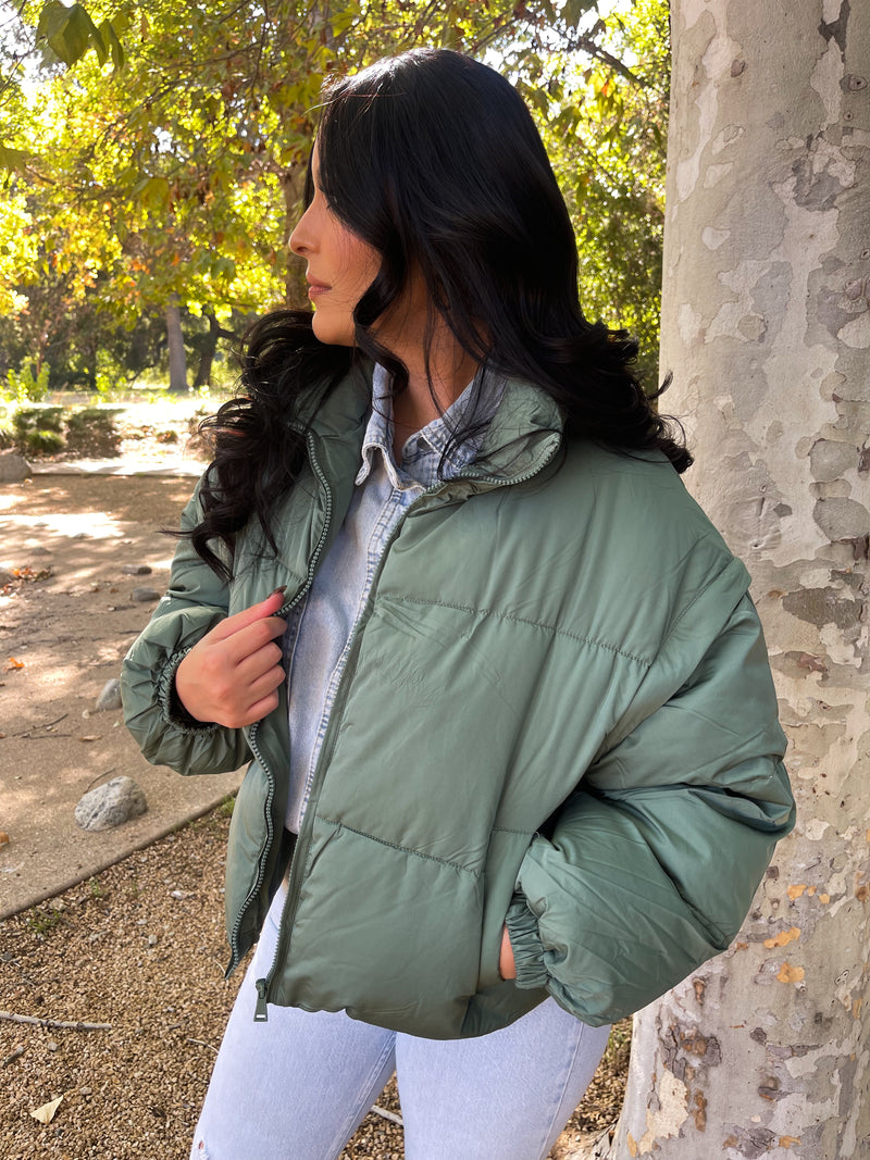 "Sage" 2 in 1 Puffer jacket