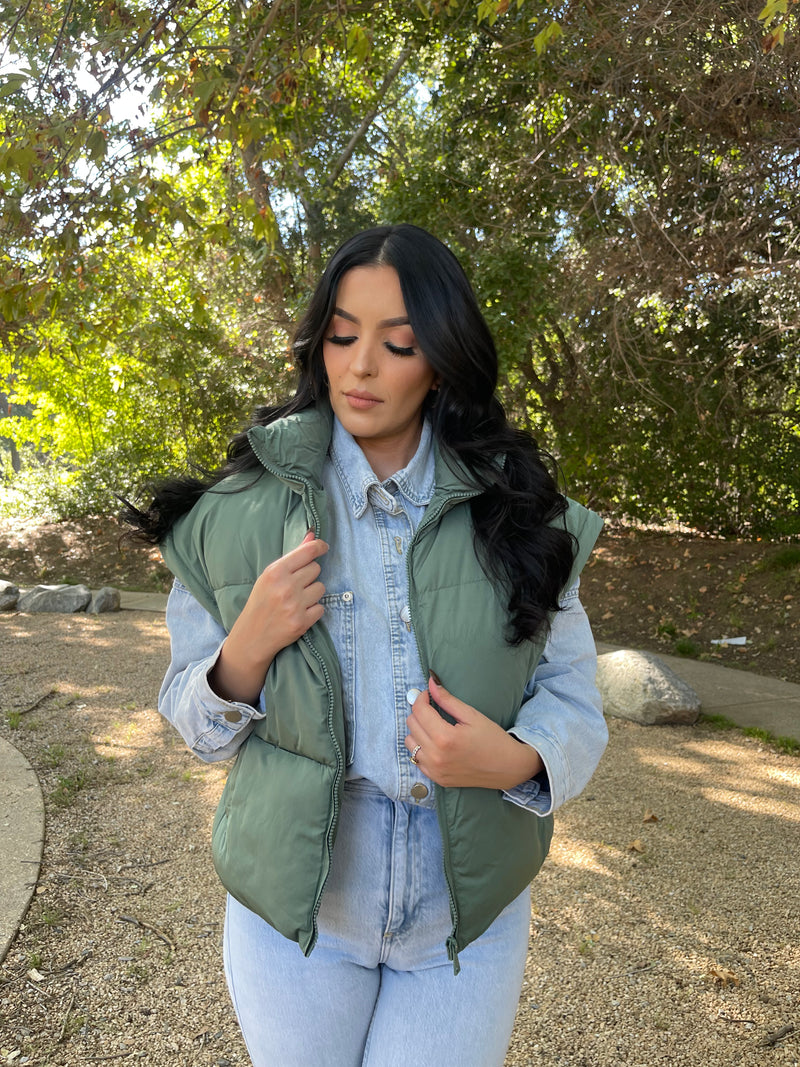 "Sage" 2 in 1 Puffer jacket