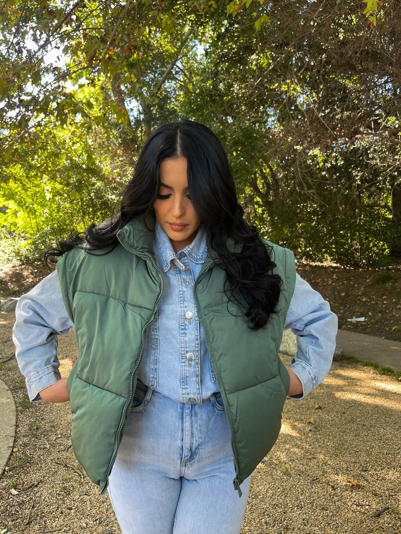 "Sage" 2 in 1 Puffer jacket